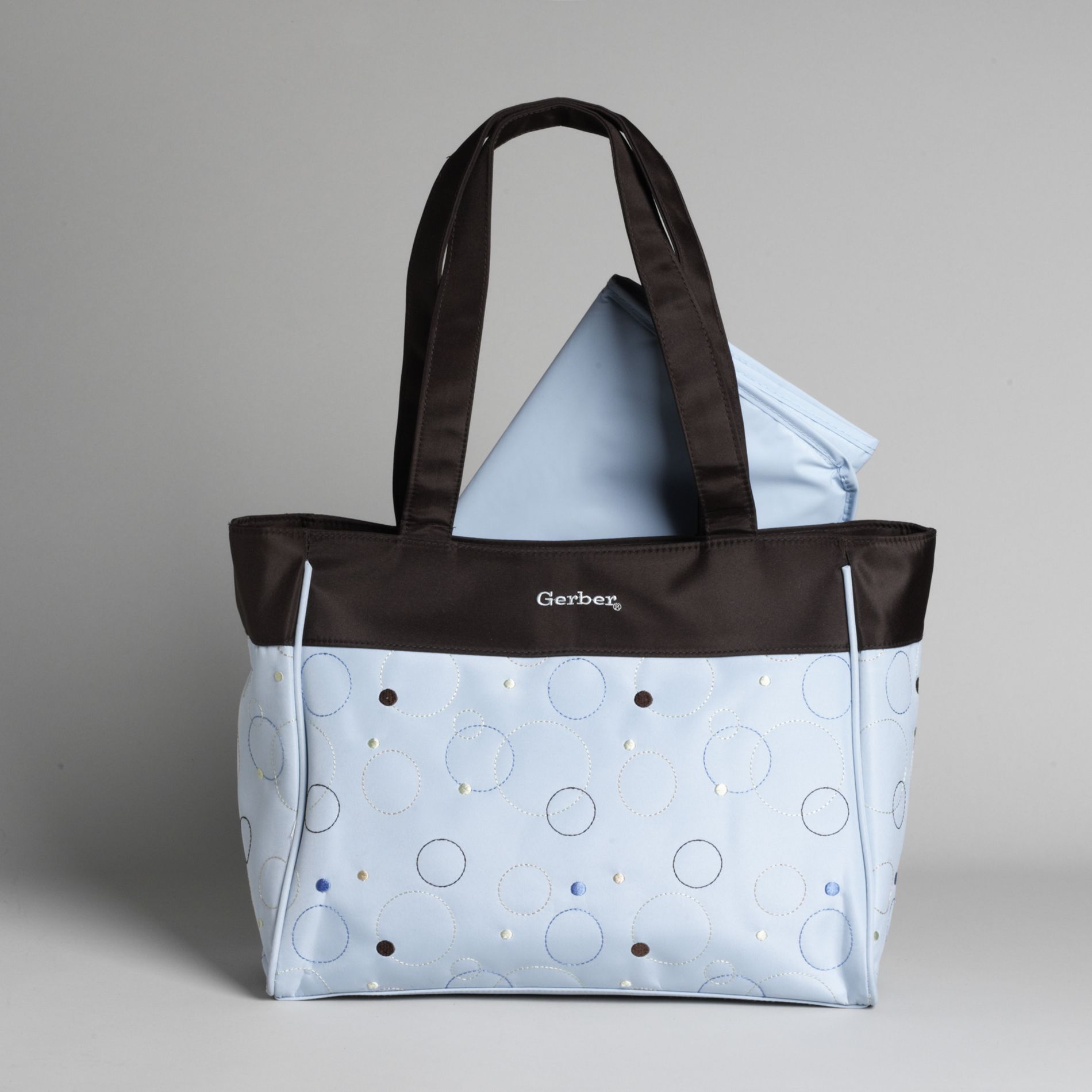 Gerber Embroidered Circles 3-Piece Diaper Bag at Kmart.com