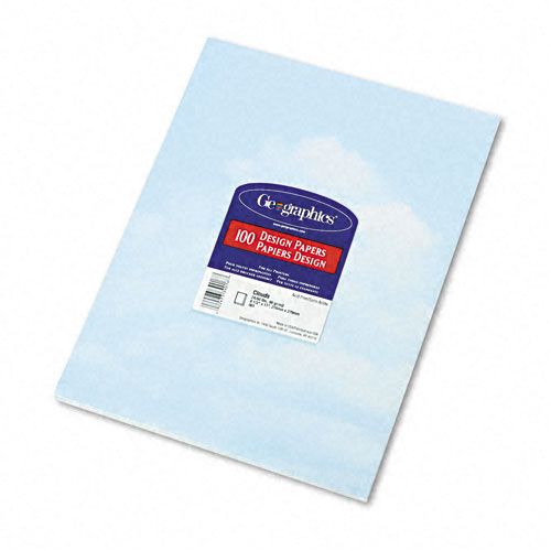 Geographics Design Paper, Clouds, 24lb, Letter, 100 Sheets/PK at Kmart.com