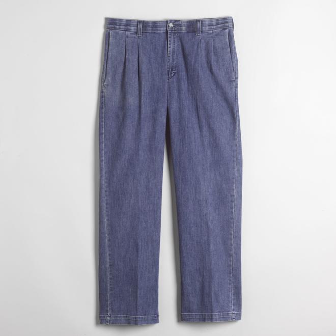 LEE Men's Pleated Denim Pants