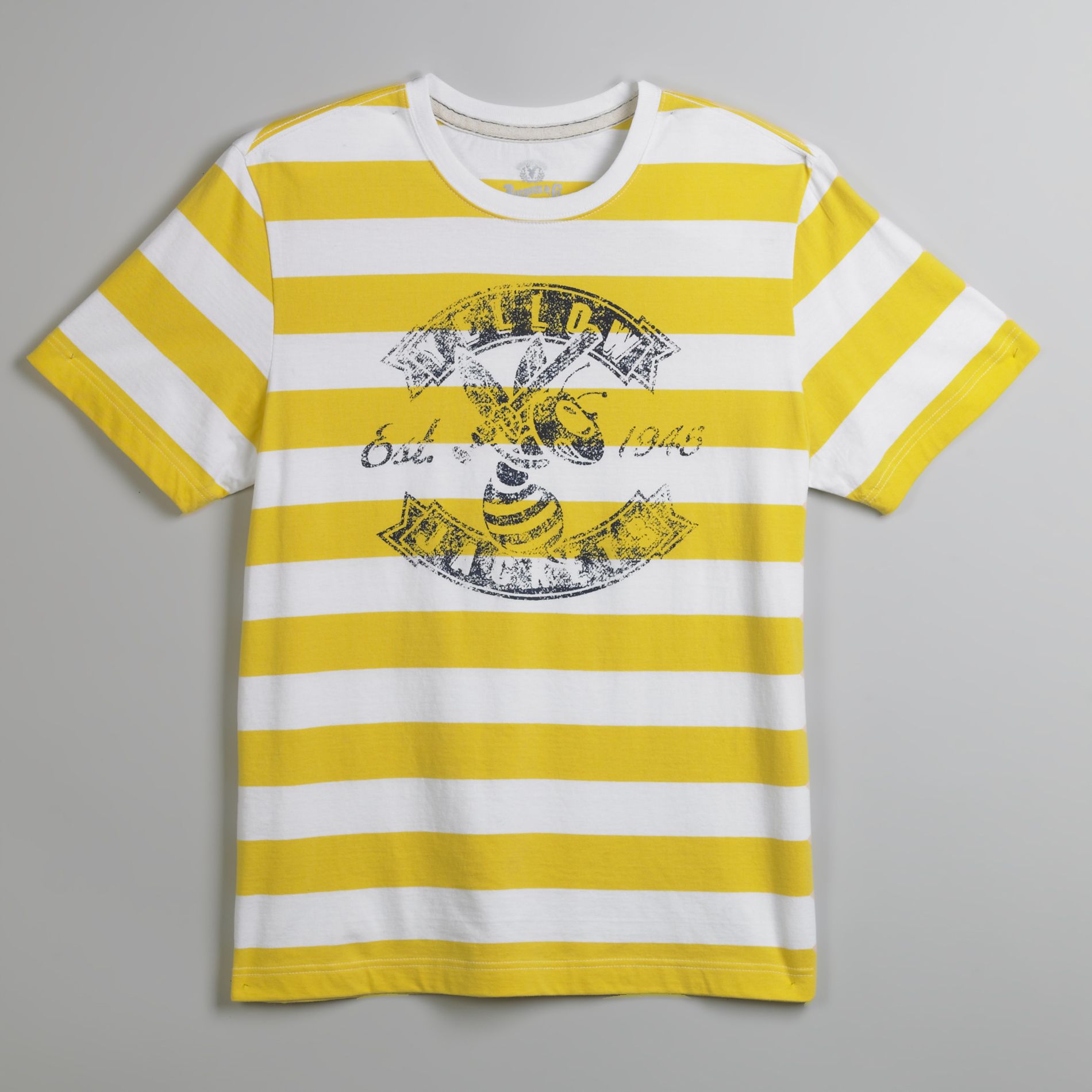 Roebuck & Co. Young Men's Stripes Graphic Tee at Sears.com