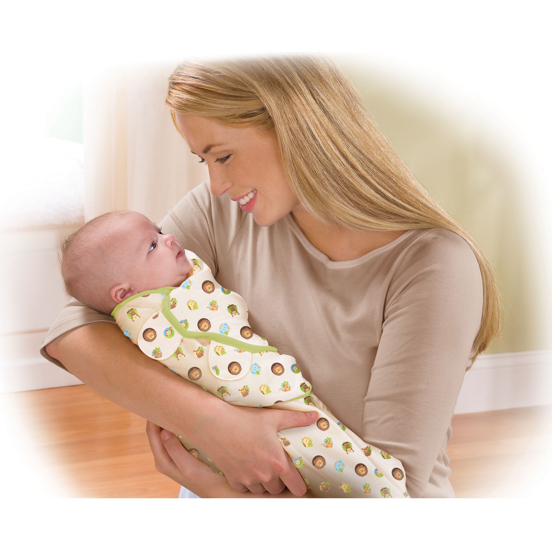 Summer Infant SwaddleMe Safari Spots Safe Sleep Infant Wrap