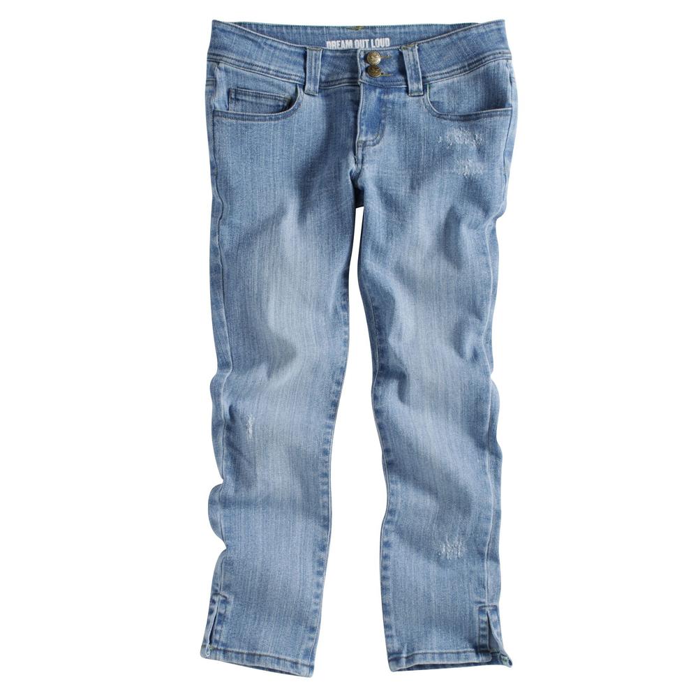 Junior's Skinny Denim Crop Jeans