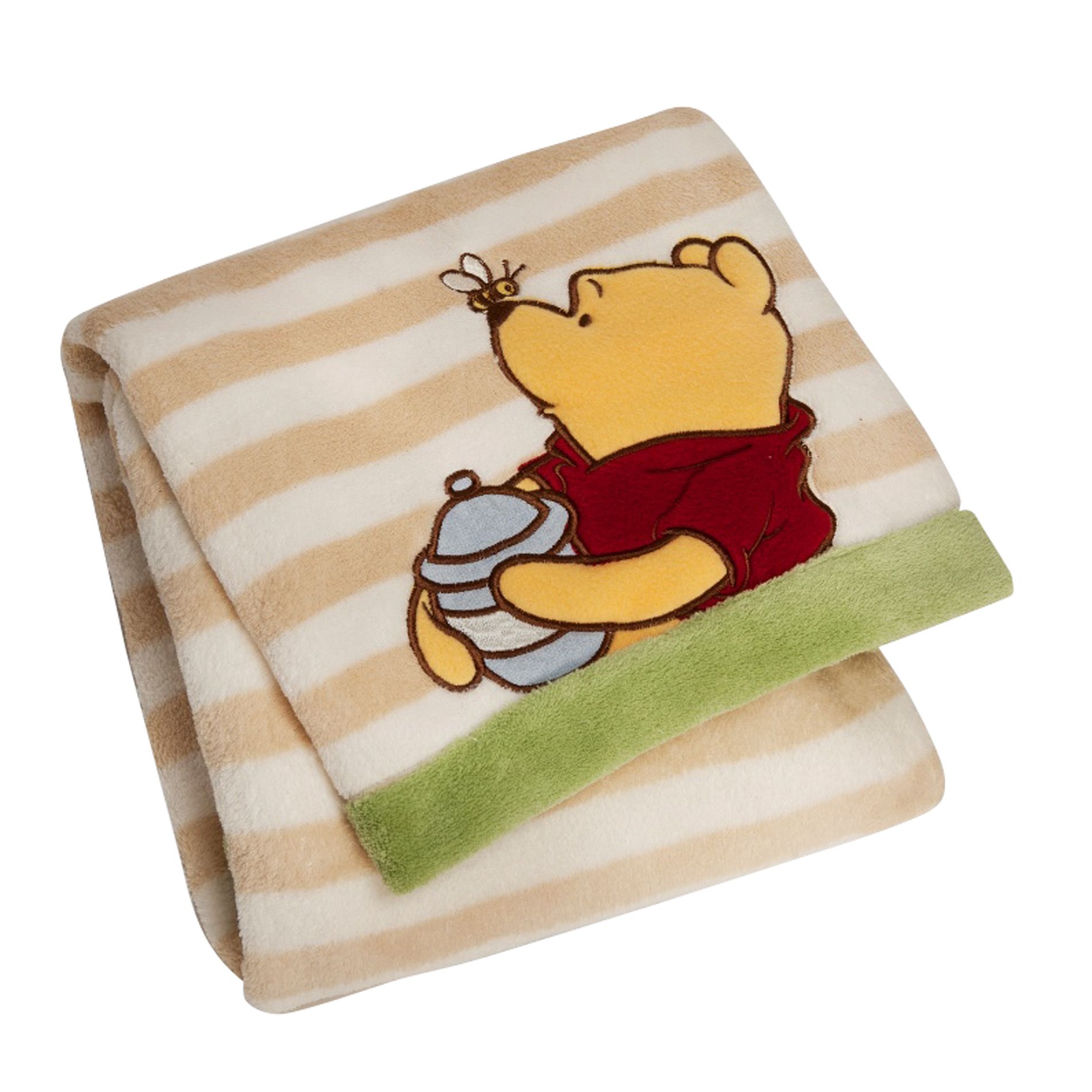 Disney Winnie The Pooh Printed Embroidered Boa Blanket at Sears.com