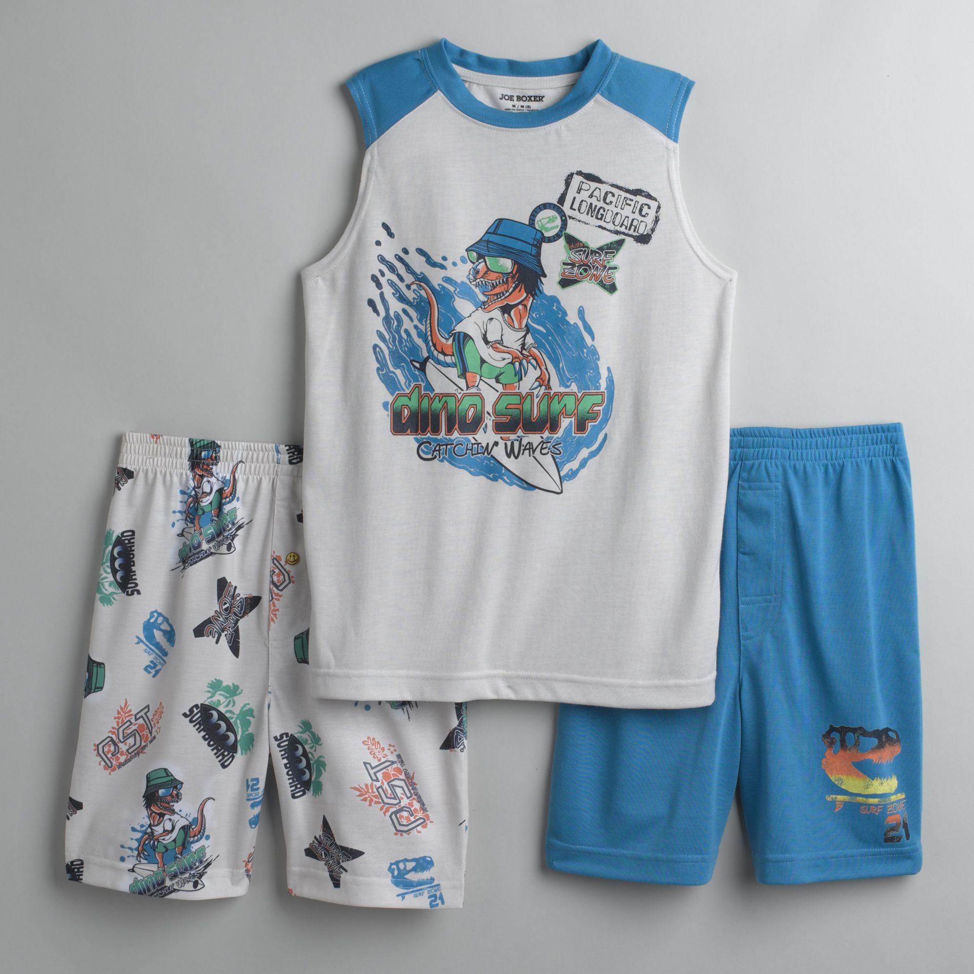 Joe Boxer Boy's 4-12 3-Piece Dino Suft Pajama Set at Sears.com