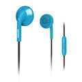 In-Ear Mobile Phone Headset with Buitl-In Microphone - Blue