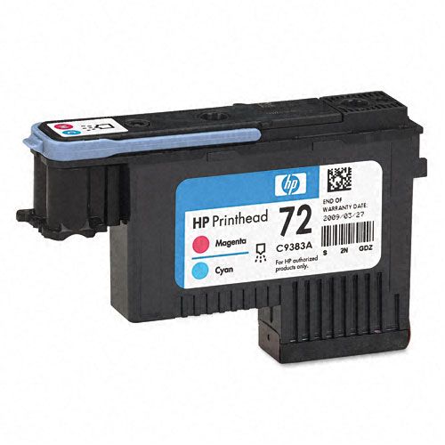 HP 72 Printhead, Designjet T610/T1100, Magenta/Cyan