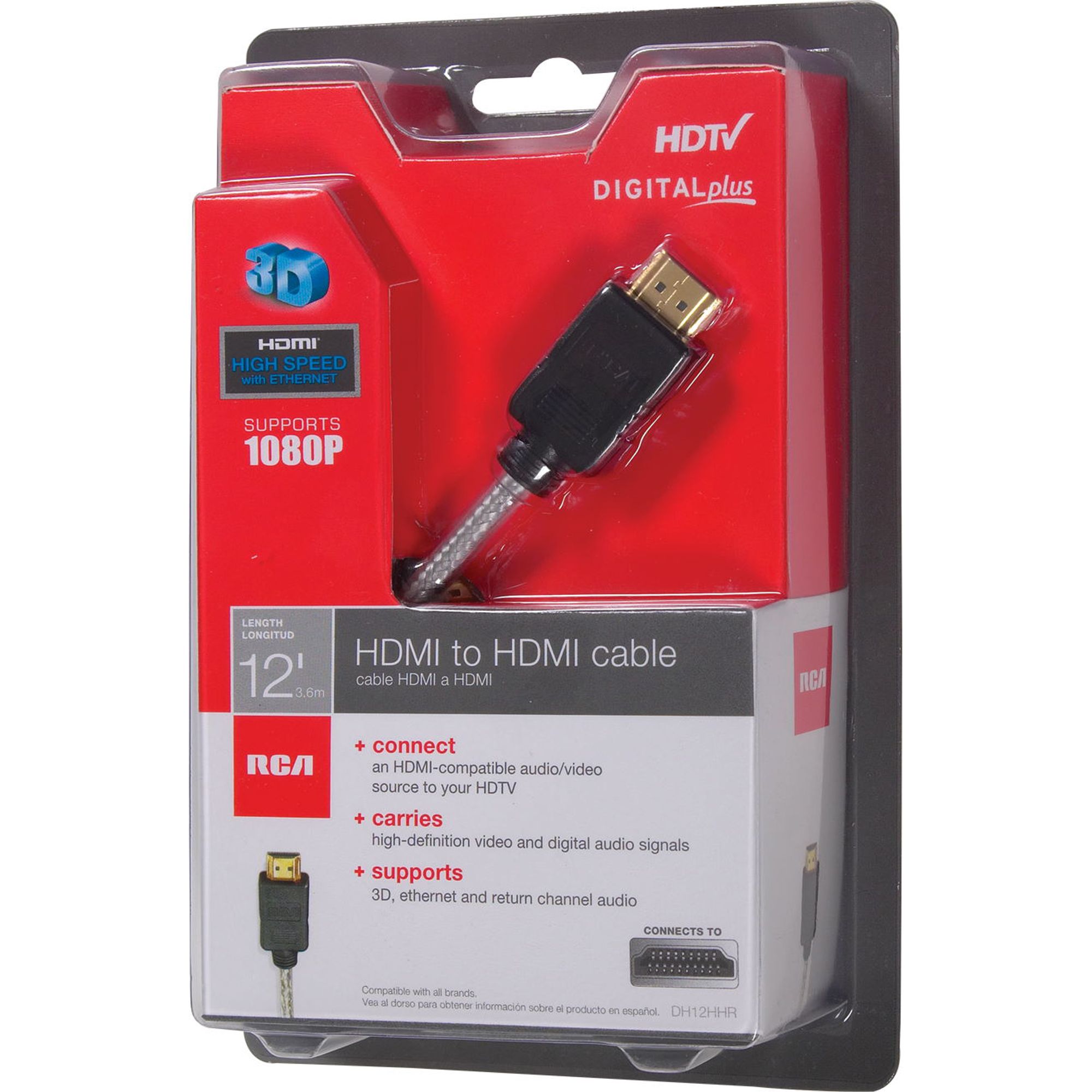 RCA DH12HHR 12ft HDMI to MDMI Cable Shop Your Way Online Shopping & Earn Points on Tools