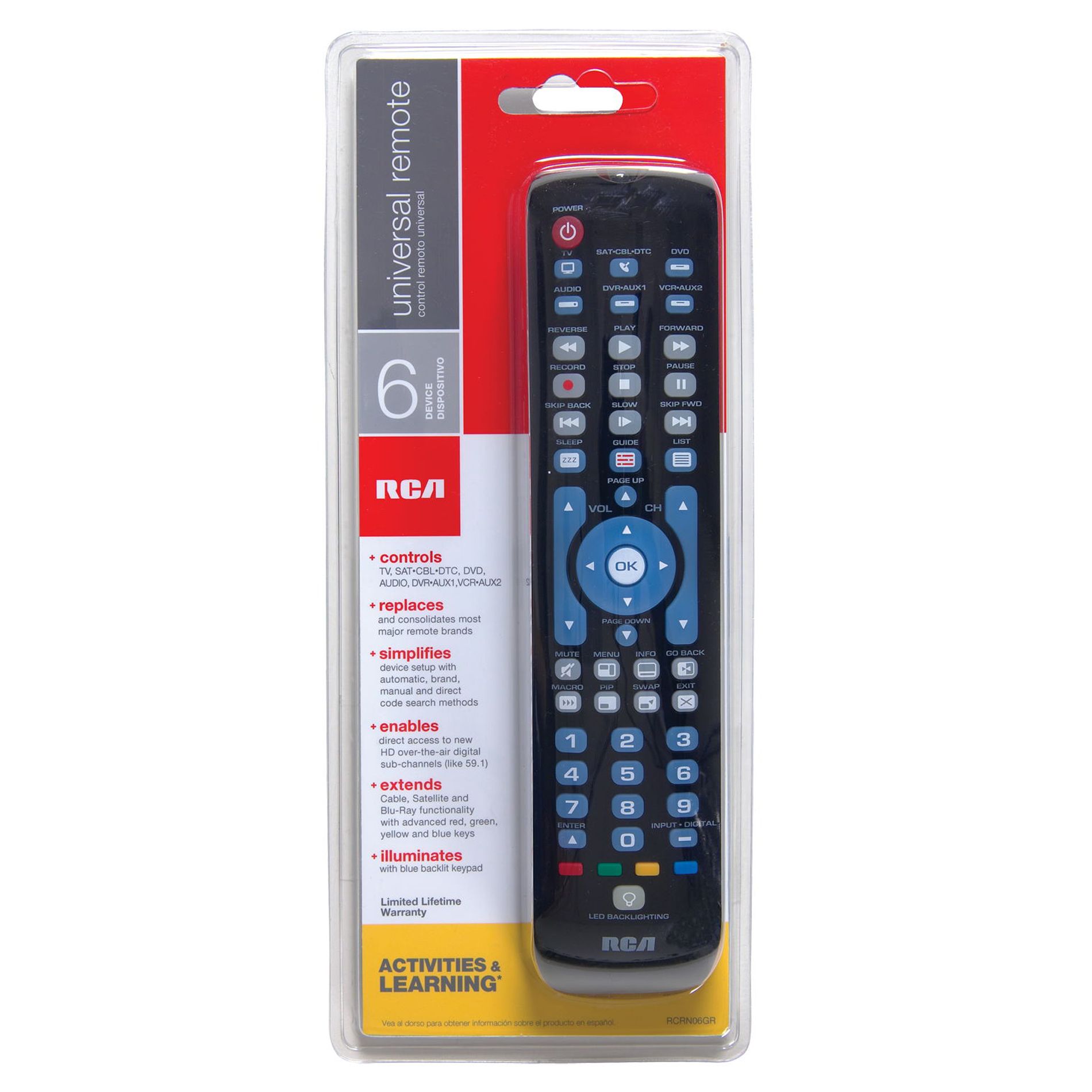 RCA RCU88-Device Learning Universal Remote