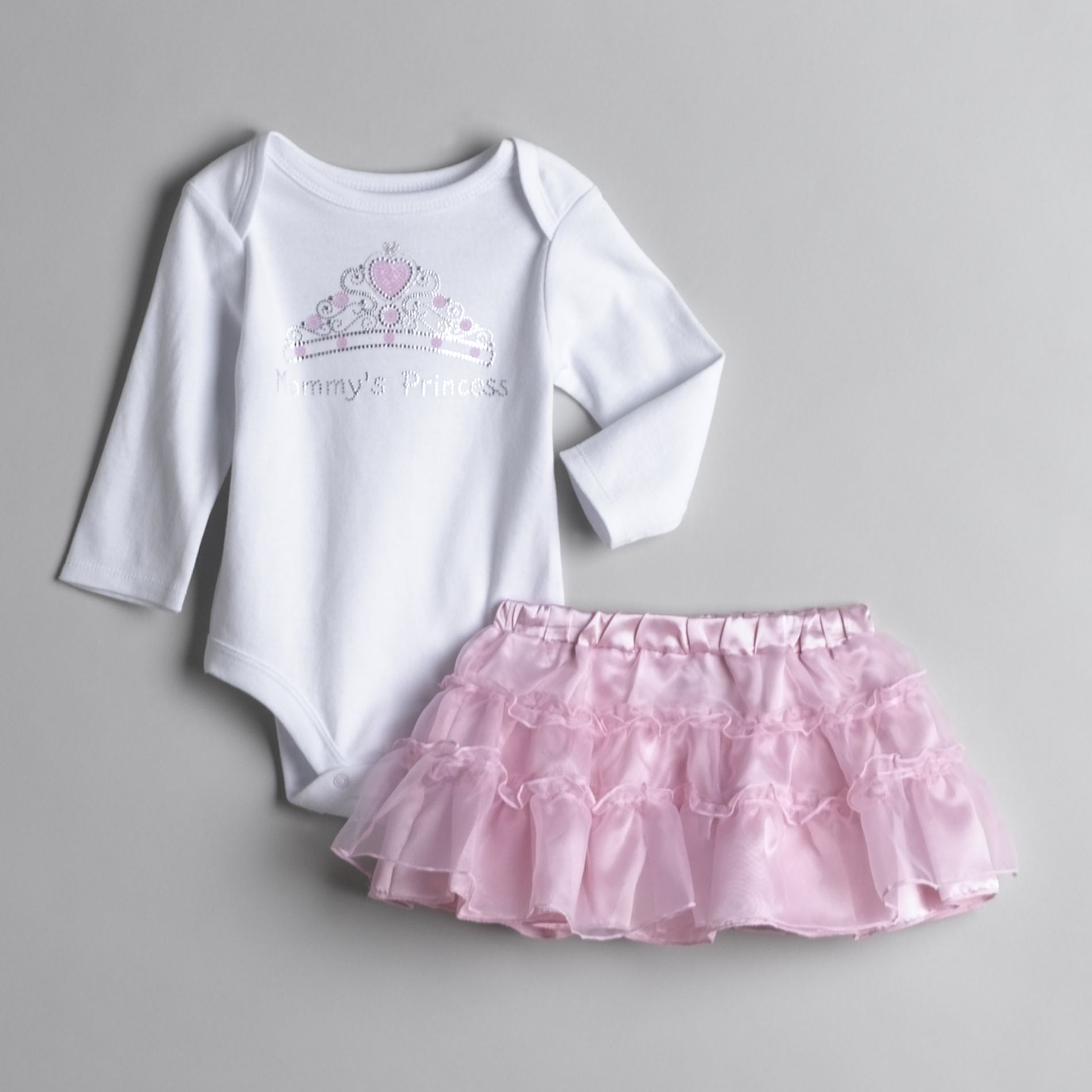 Newborn & Infant Girl&#39;s Long Sleeve Bodysuit & Skirt Set