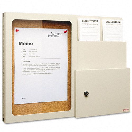 Vertiflex Suggestion Box with Message Board