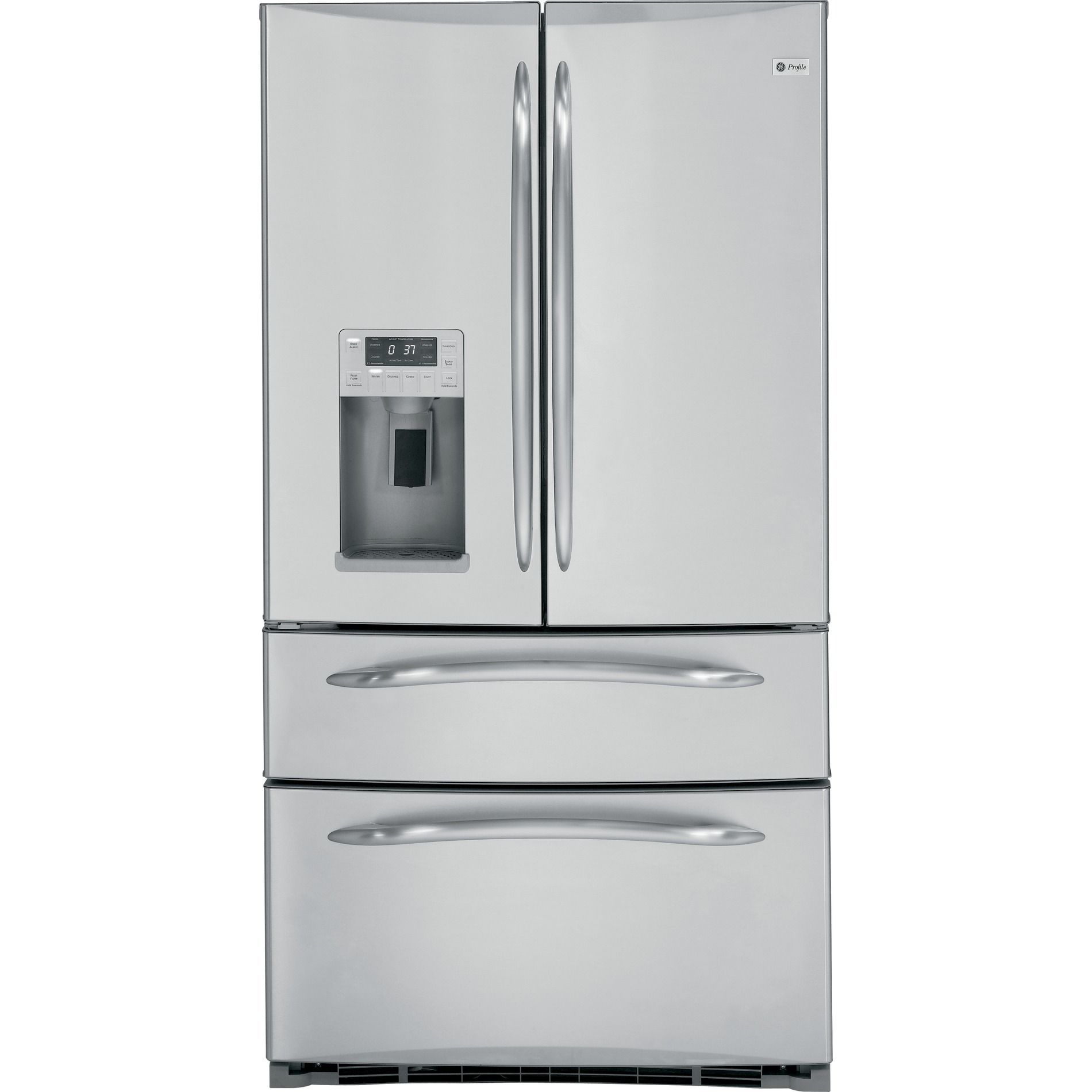 GE Profile Series 24.8 cu. ft. French-Door Bottom-Freezer Refrigerator - Stainless Steel