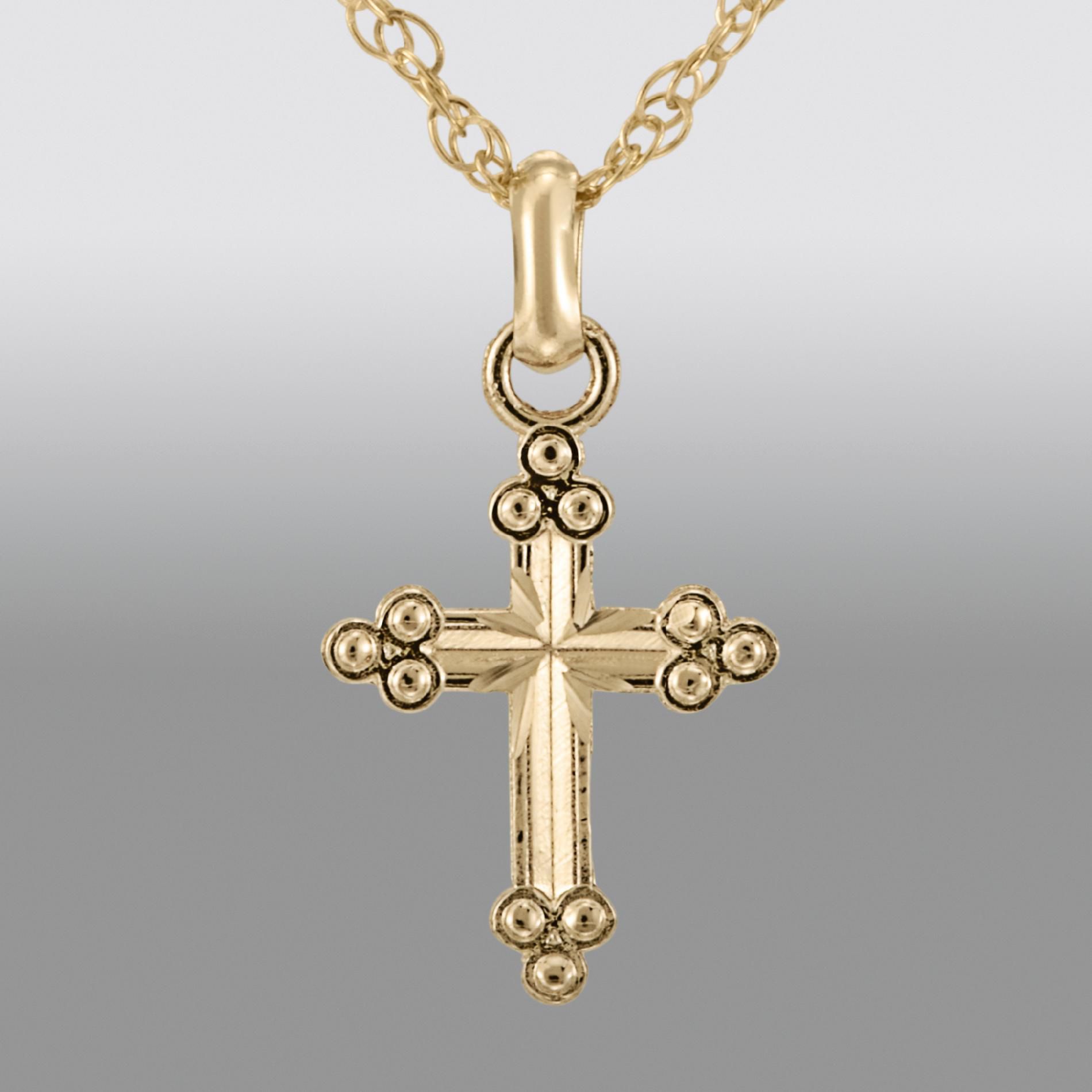 Disney 10k Gold Jewelry of Faith Cross Pendant at Kmart.com