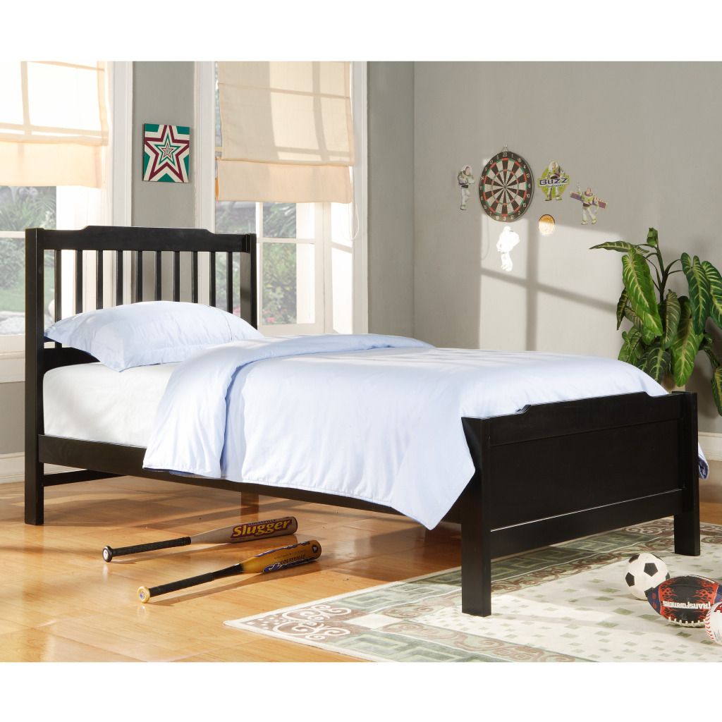 Oxford Creek Twin Bed in Black at Kmart.com