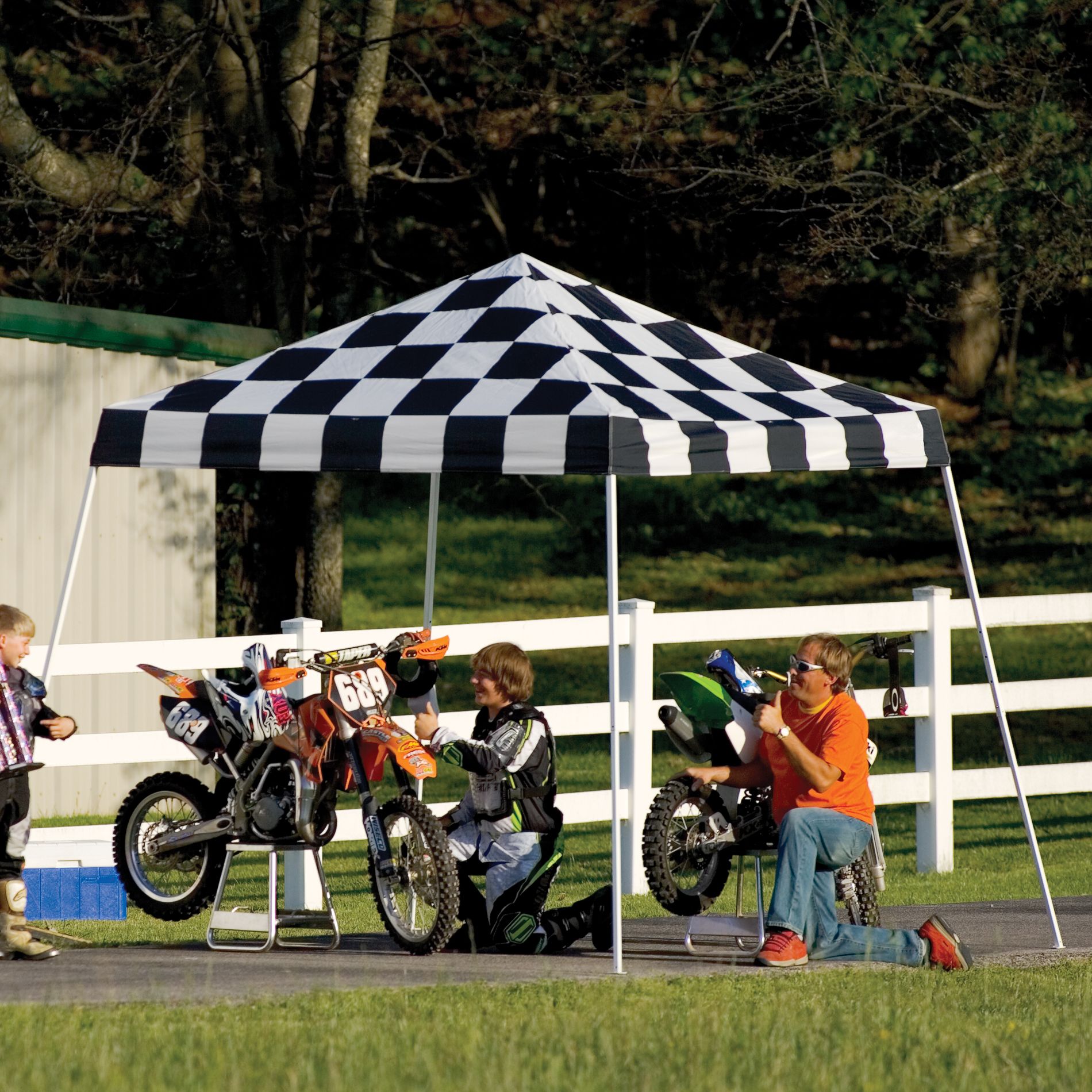 Shelter Logic 10x10 Pop-up Canopy Checkered Flag Cover at Sears.com