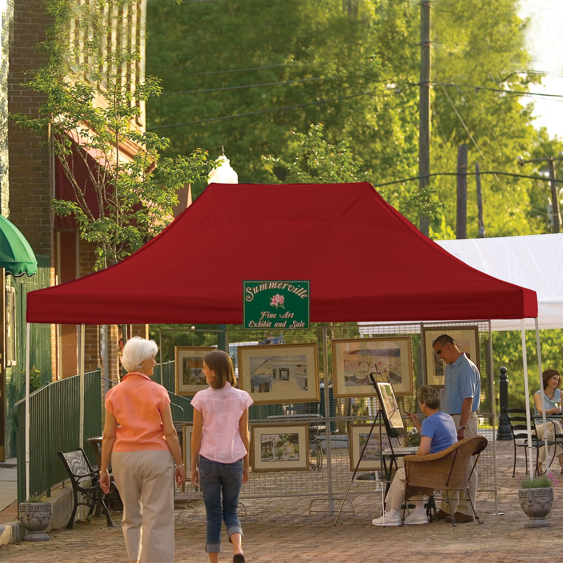 Shelter Logic 10x15 Truss Pro Pop-up Canopy Red Cover at Kmart.com