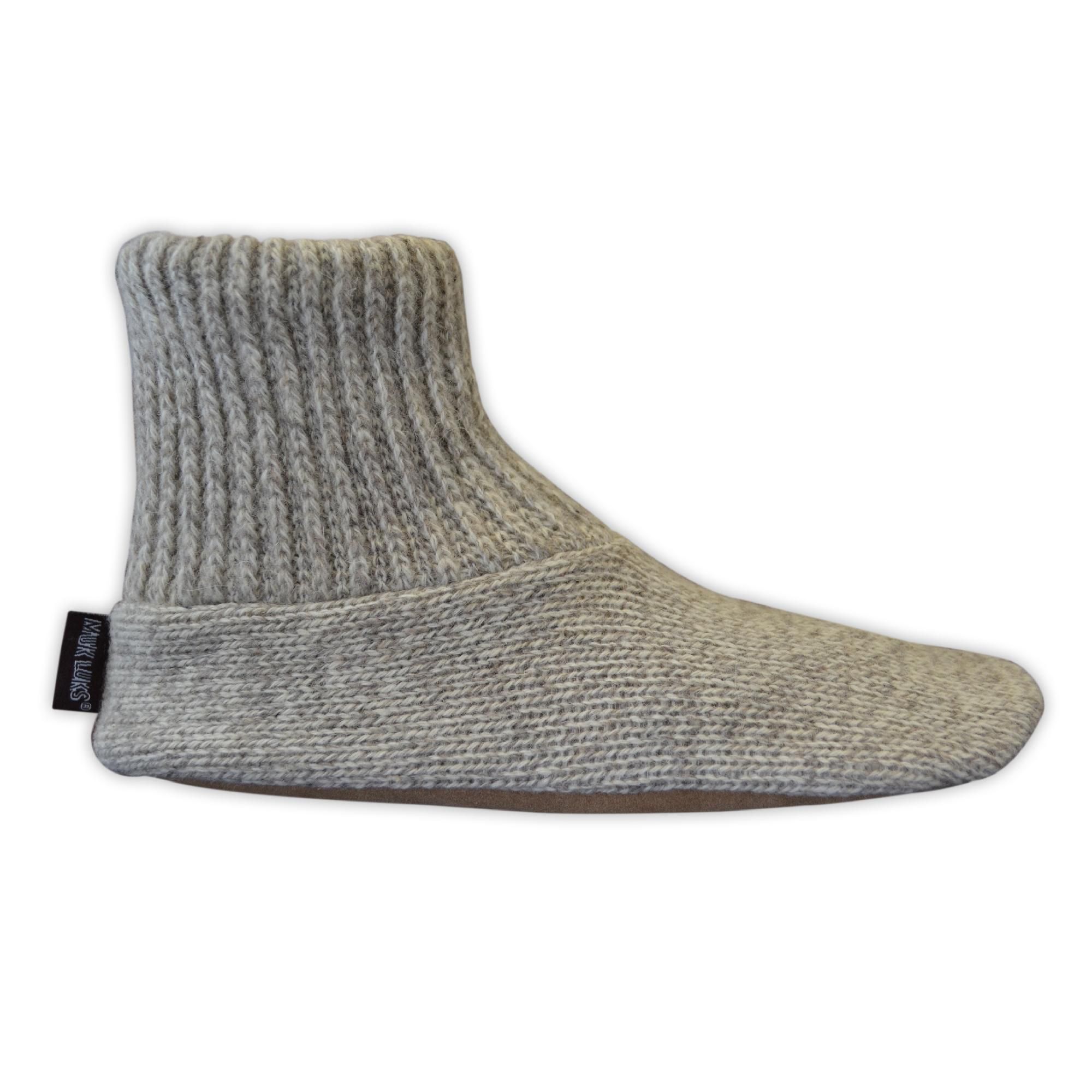 MUK LUKS® Men's Ragg Wool Slipper Sock Natural at Kmart.com
