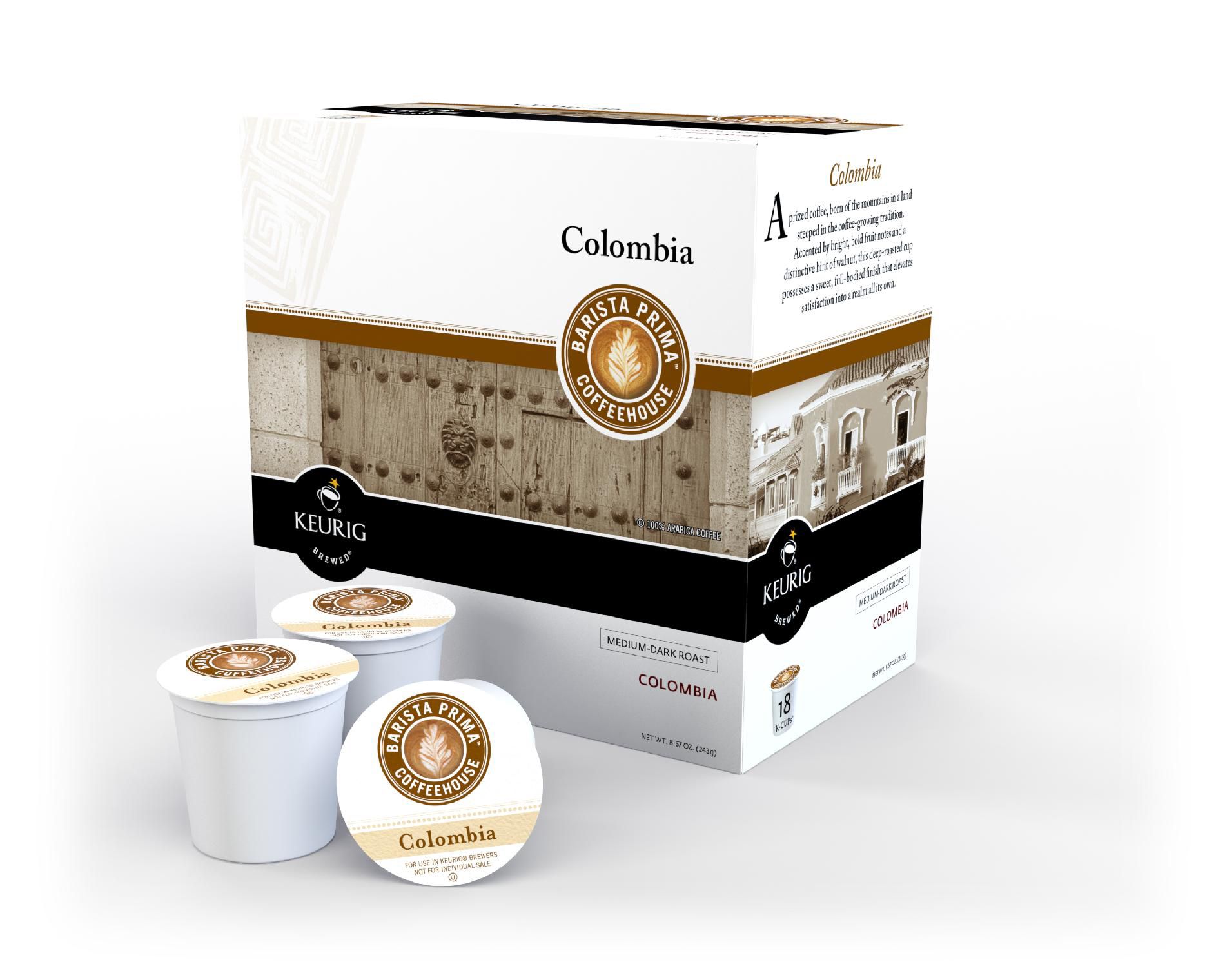 Barista Prima Colombia Coffee For Keurig K-Cup Brewing Systems, 108-pk