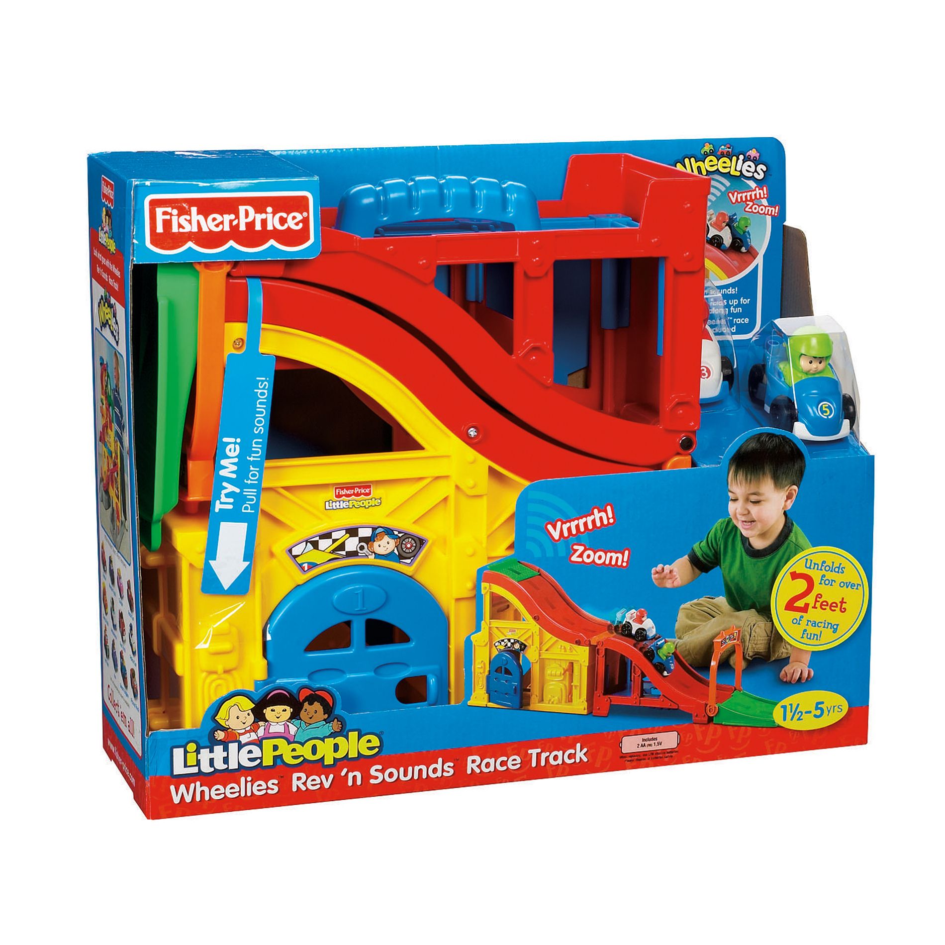 Little People Wheelies Rev 'n Sounds Race Track at Kmart.com