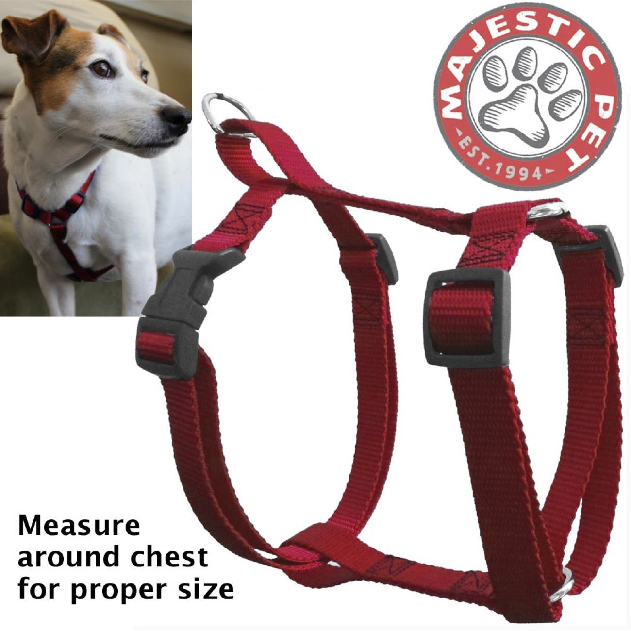 Majestic Pet 28in - 36in Harness Red, Xlrg 100-200 lbs Dog at Kmart.com