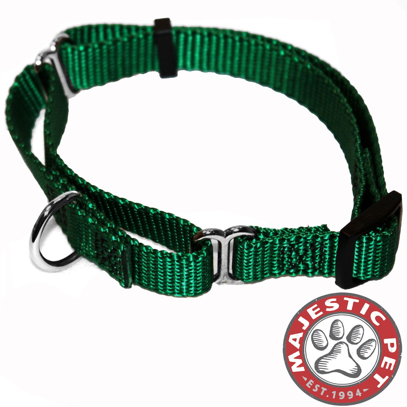 Majestic Pet 10in - 16in Martingale Green, 10 - 45 lbs dog at Kmart.com