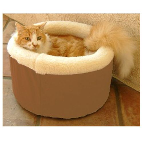 Majestic Pet Medium 20in Cat Cuddler Pet Bed - Khaki at Kmart.com