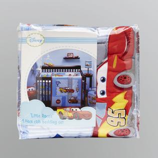 Disney Cars "Little Racer" Crib Bedding Set 4 Piece