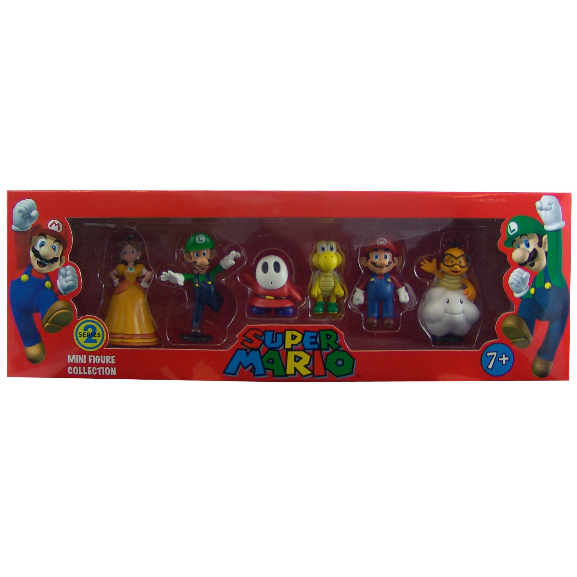 Goldie International Super Mario Series 2 Mini-figure 6-pack Complete Set at mygofer.com