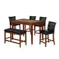 5pc. Faux Marble Dining Table Set