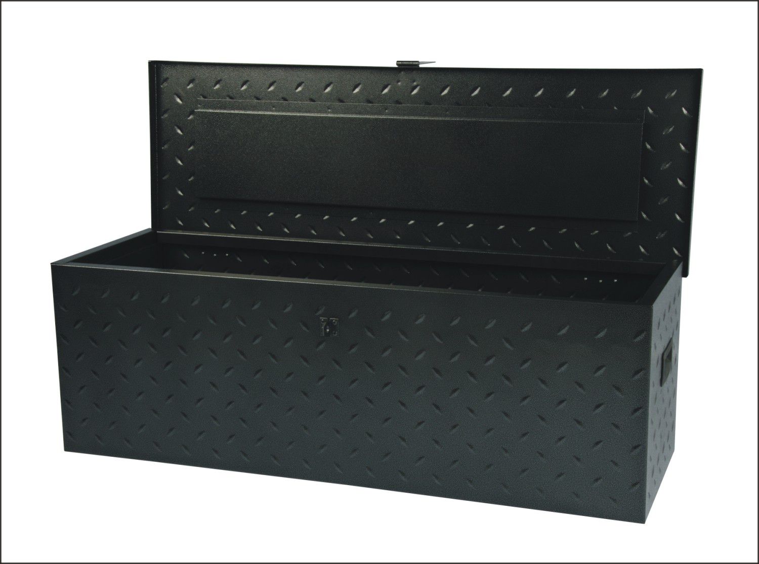 International Handyman Utility/Truck Box Black  Diamond Plate 45.4 W x 15.3