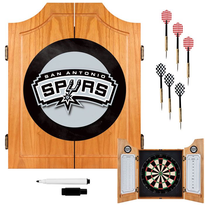 NBA San Antonio Spurs NBA Wood Dart Cabinet Set at Sears.com