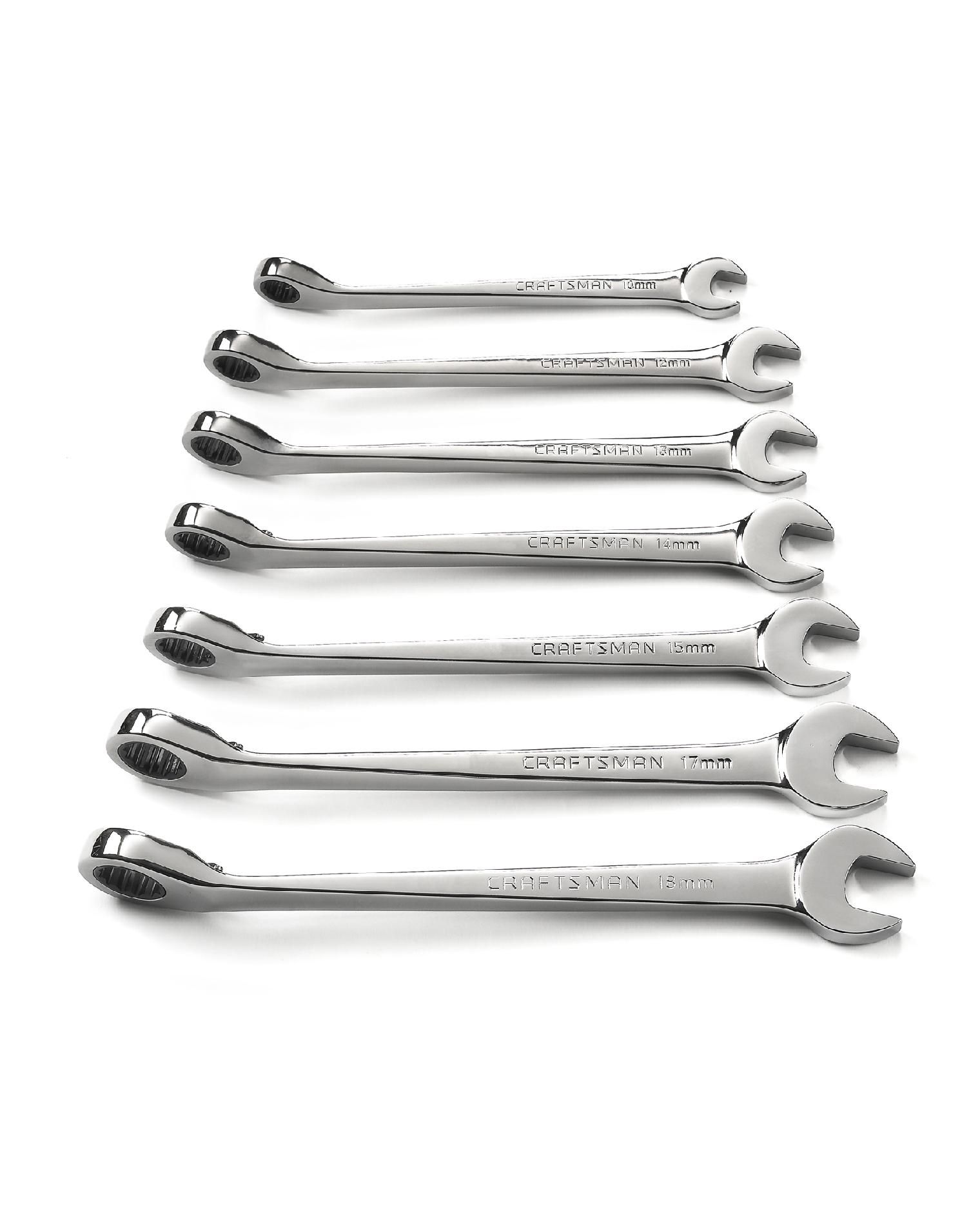 Craftsman 44851 Professional Use 7 pc. Metric Cross Force