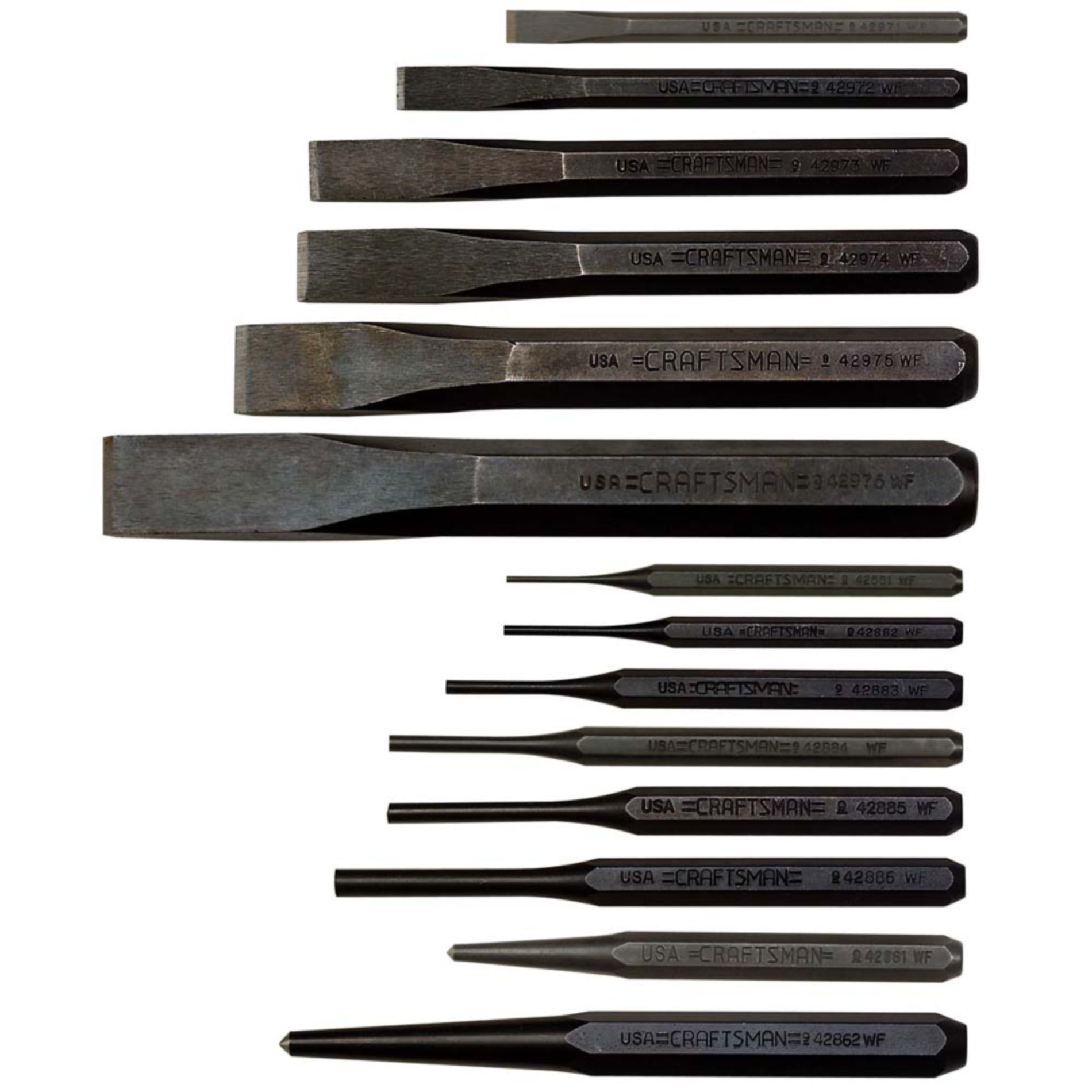 Craftsman 14 pc. Punch and Chisel Set, Red at Kmart.com