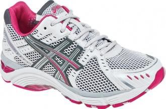 Asics Women's GEL-Foundation Running Athletic Shoe - White/Silver/Pink at Sears.com
