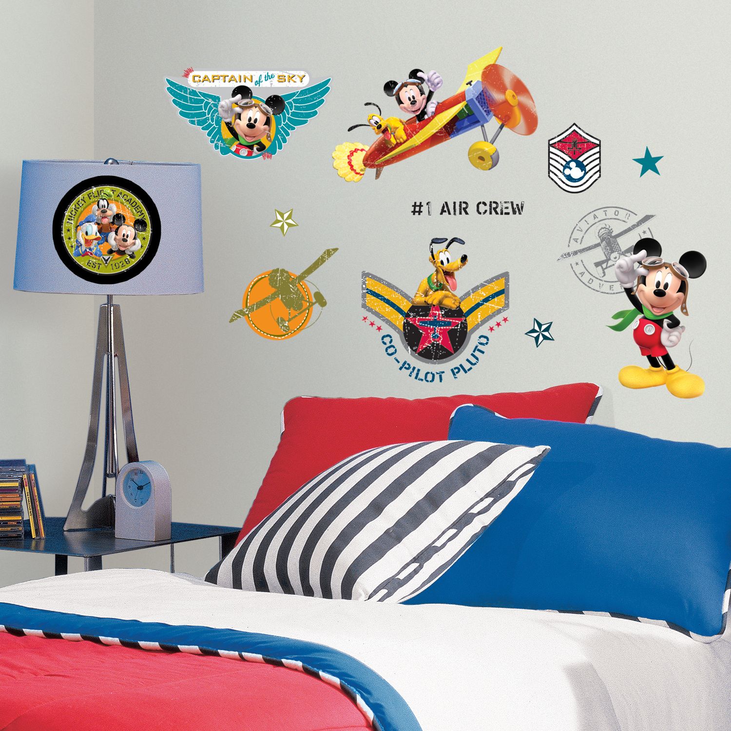 RoomMates Mickey & Friends - Clubhouse Pilot Peel & Stick Wall Decals at Kmart.com