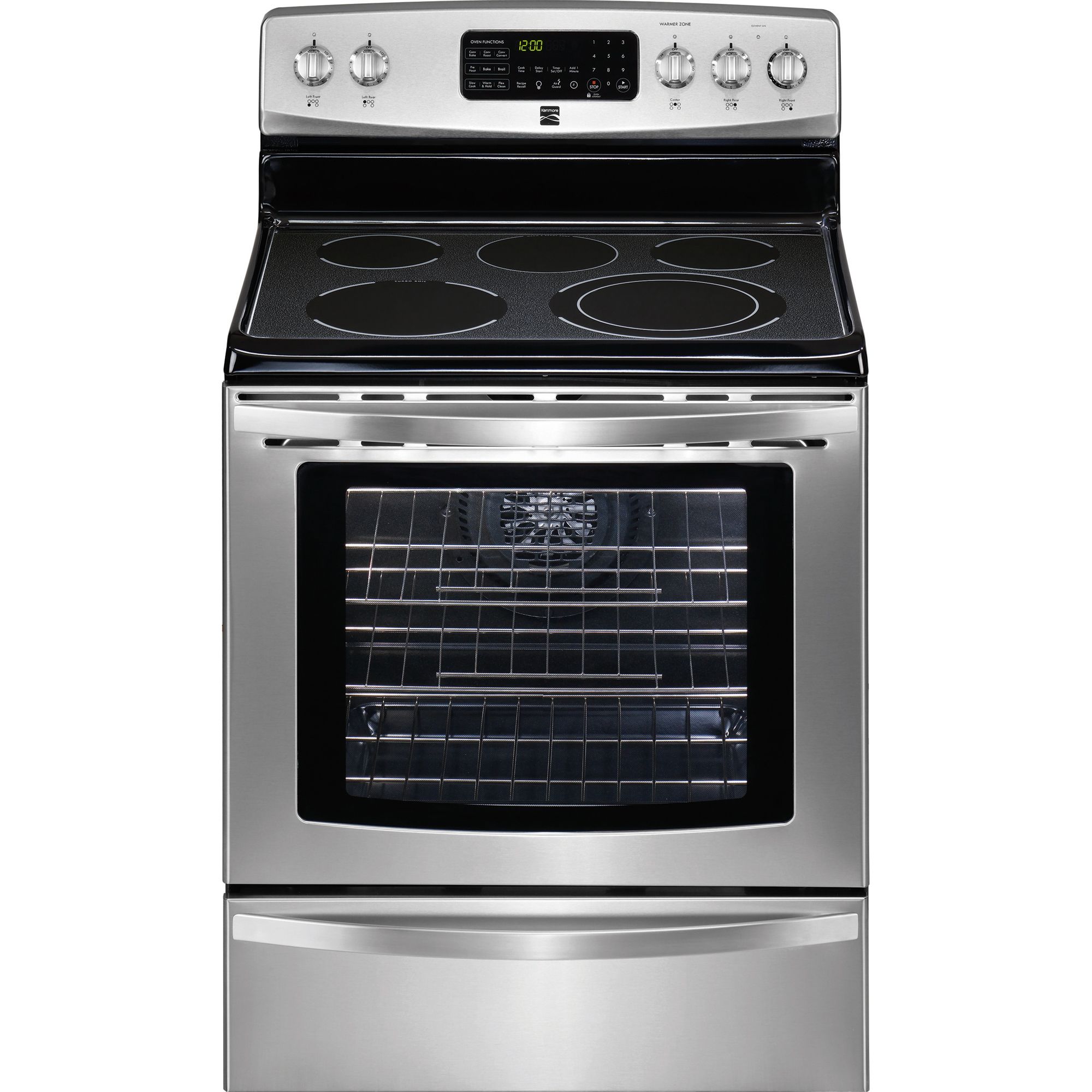 Kenmore 5.8 cu. ft. Electric Range w/ True Convection Stainless Steel