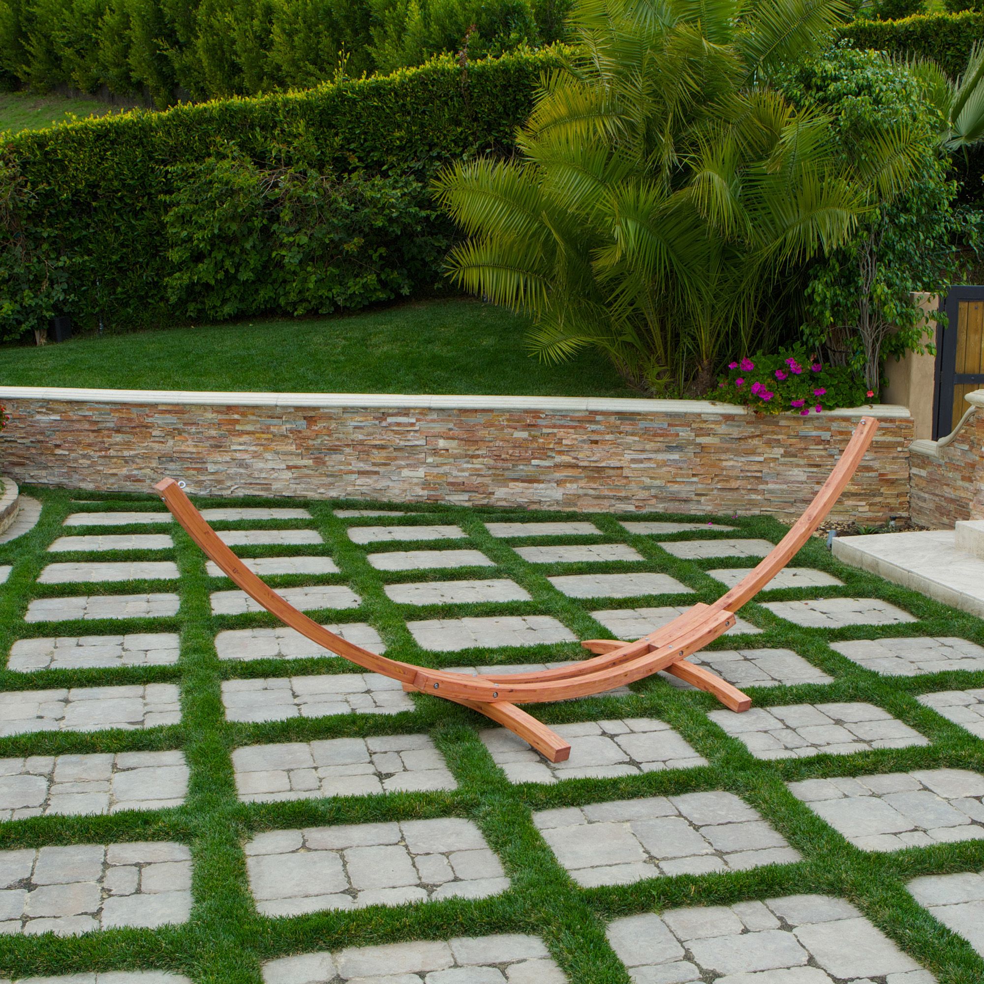 RST Outdoor Cypress Wood Arc Hammock Stand at Sears.com