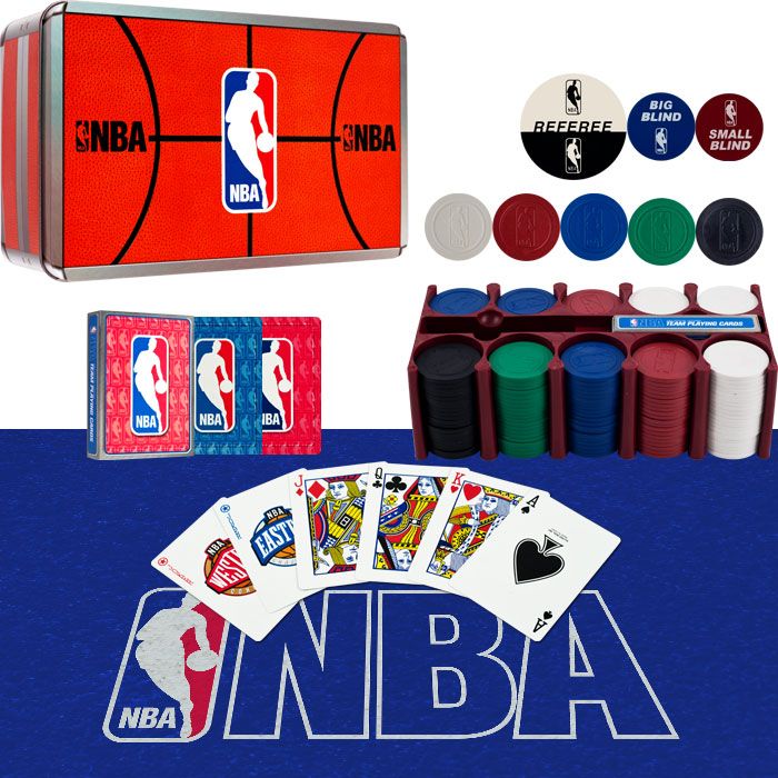 NBA 200 Chip Poker Set with Collector's Tin - w/Cards,Felt at Kmart.com