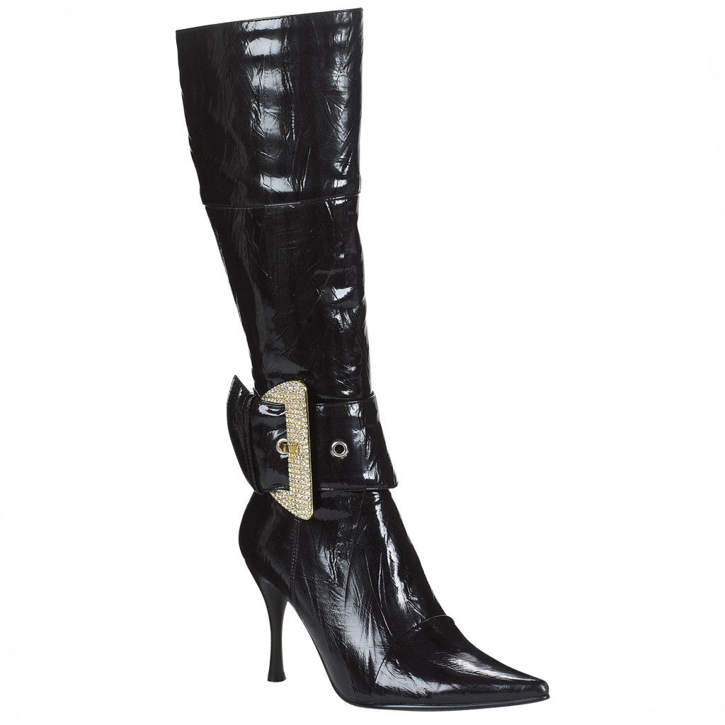 Italina Women's Alazne Point-Toe Buckle Bootie - Black at Kmart.com