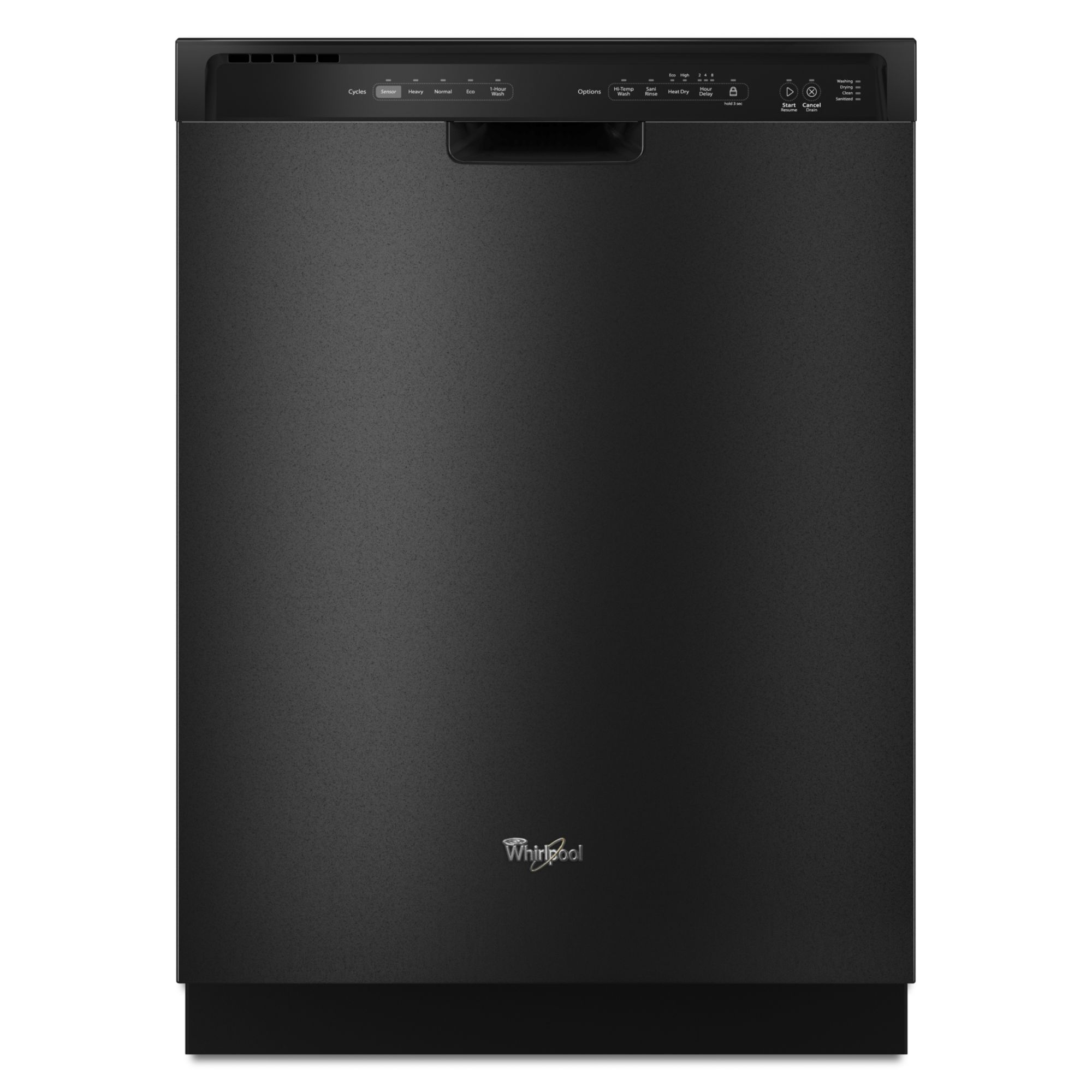 263.99 Kenmore 24" BuiltIn Dishwasher w/ SaniRinse Black Big