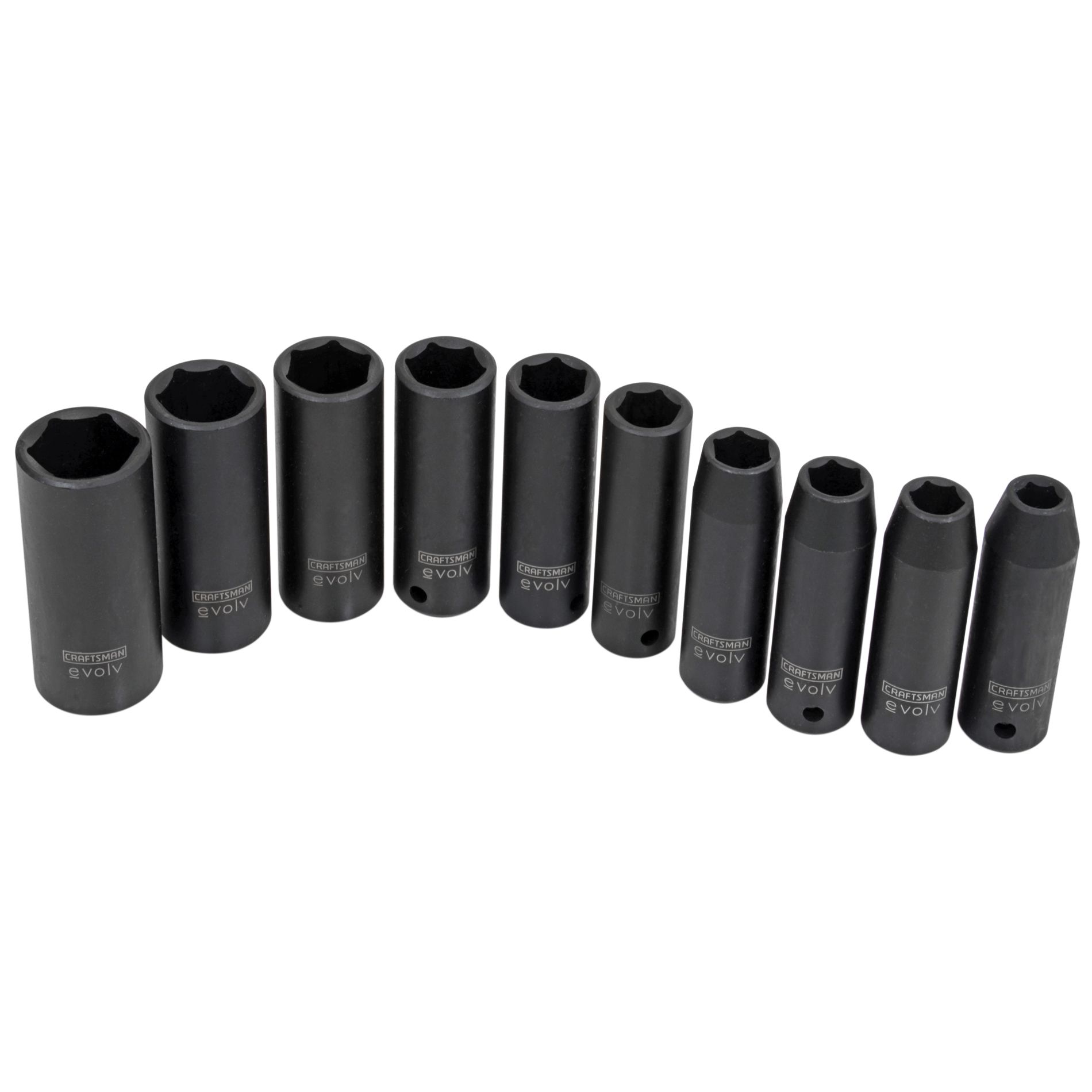UPC 099575168871 product image for Evolv 10 pc. Deep Impact Sockets MM | upcitemdb.com