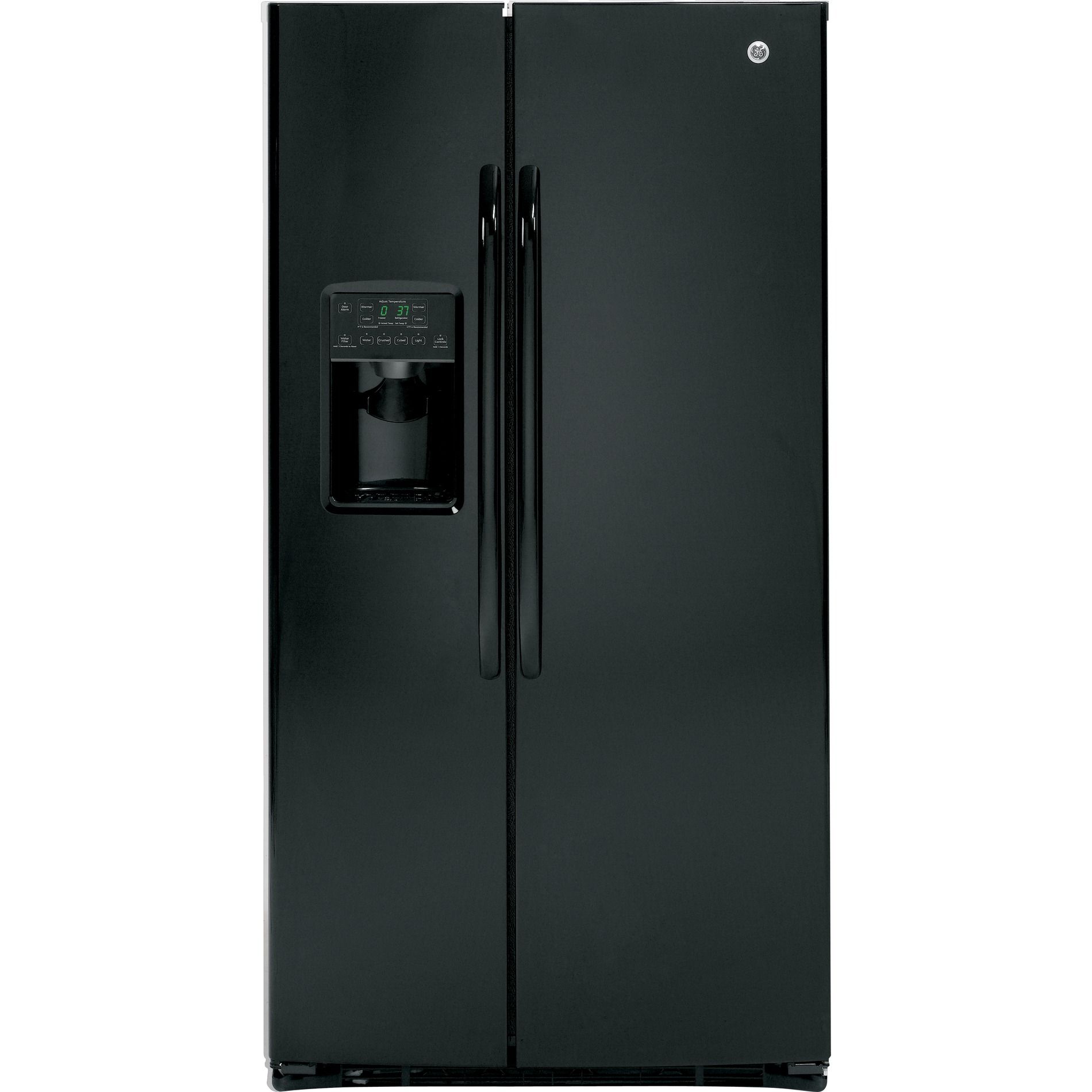 GE 25.9 cu. ft. Side-by-Side Refrigerator - Black