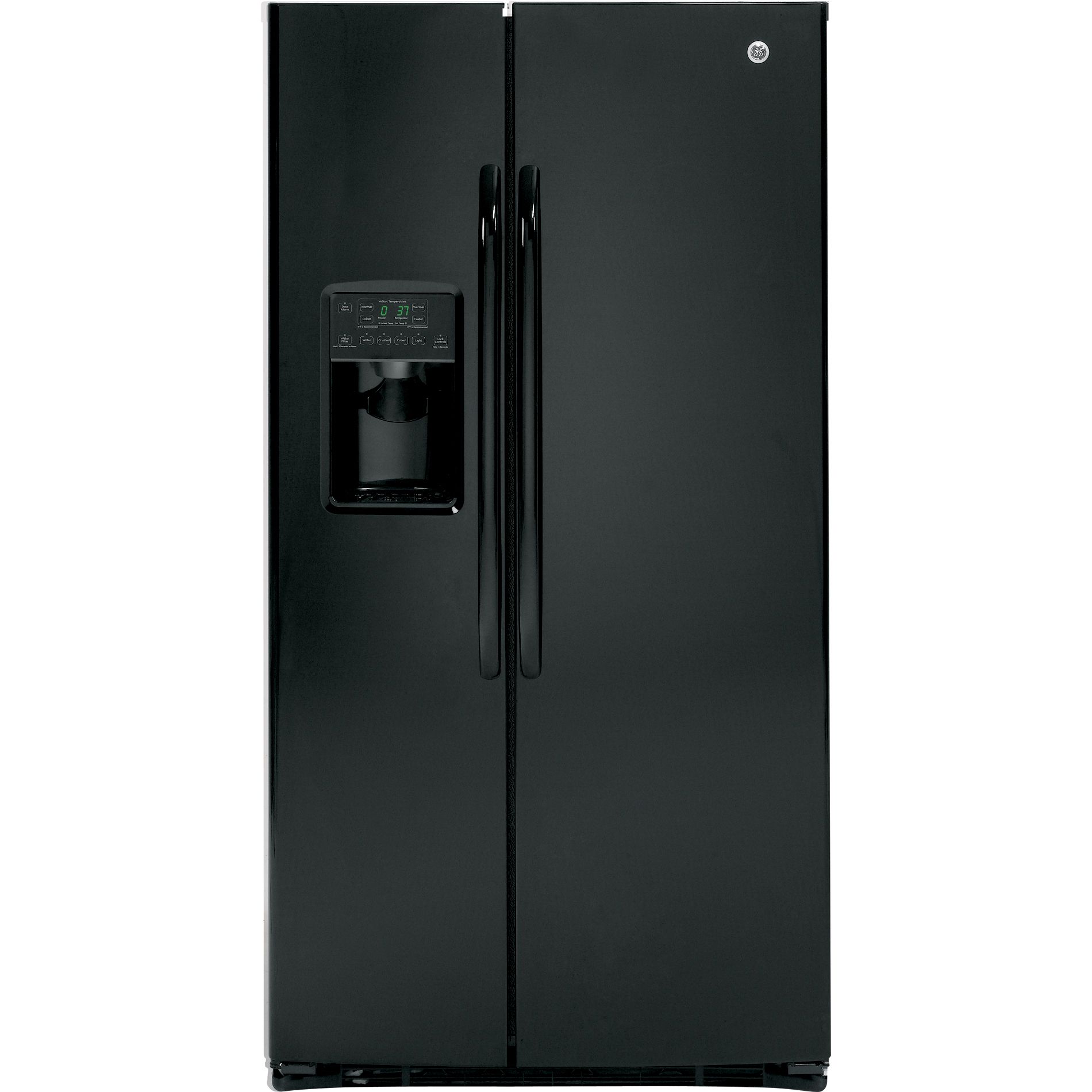 GE GSHF6NGB 25.9 cu. ft. SideBySide Refrigerator Black Sears