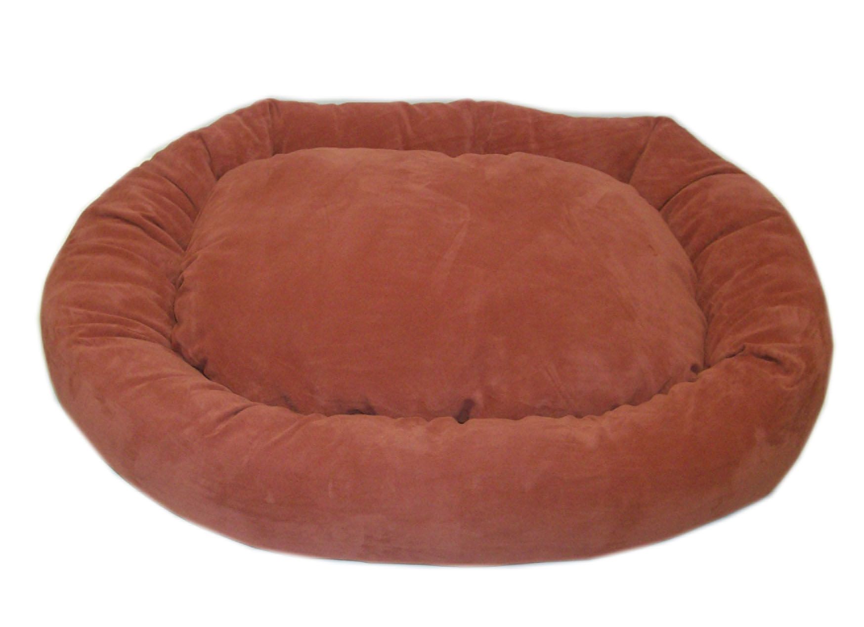Carolina Pet Medium Microfiber Bagel Bed - Earth Red at Kmart.com