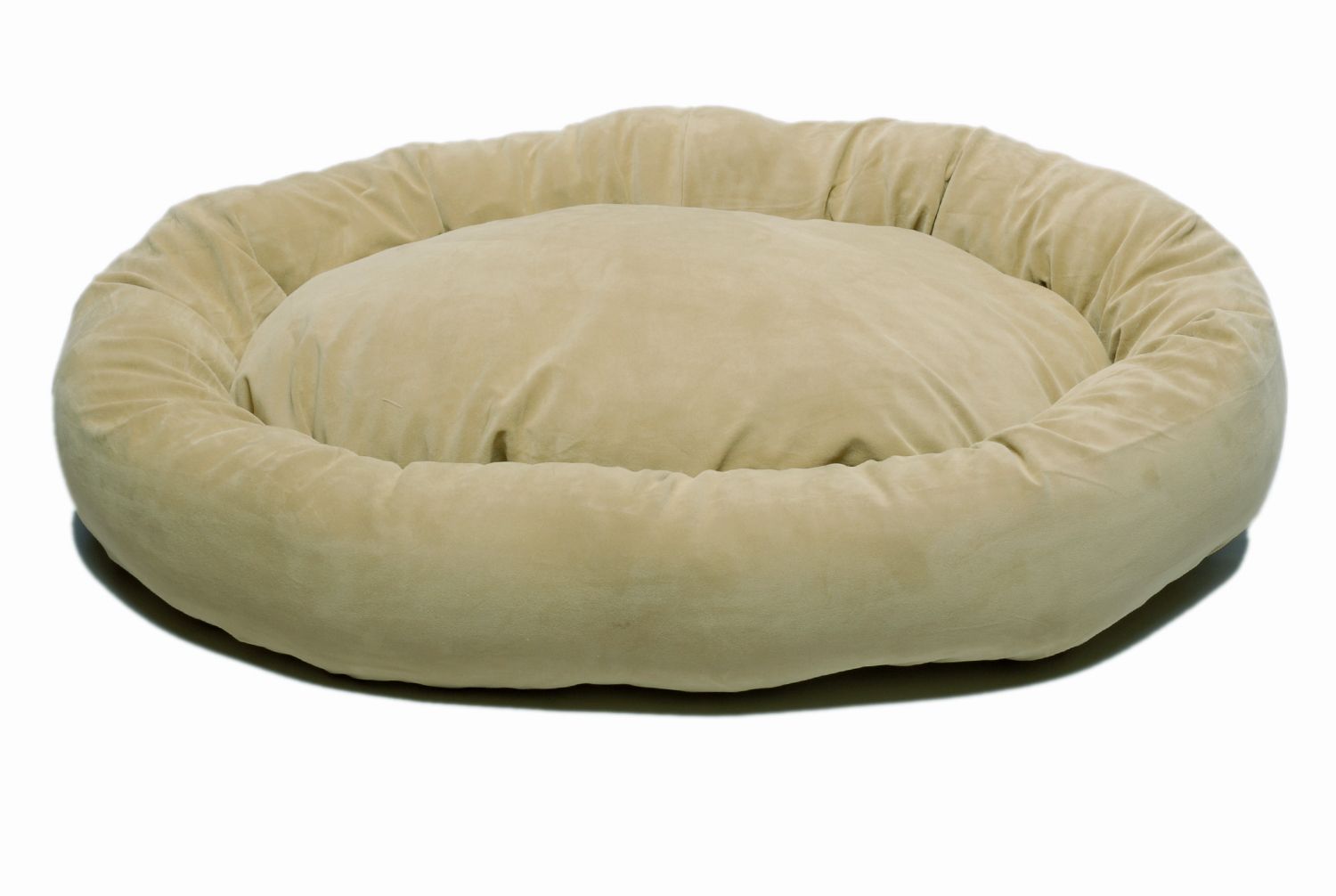 Carolina Pet Large Microfiber Bagel Bed - Sage