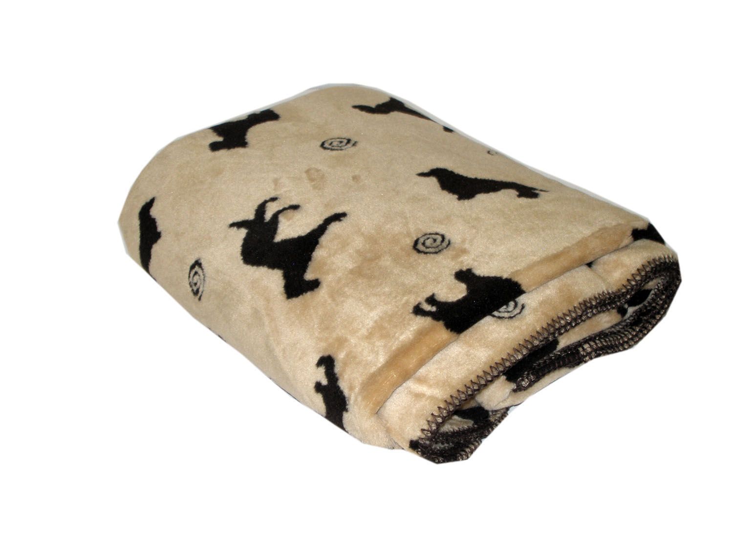 Carolina Pet Medium Plush Embossed Tossed Dog Throw - Beige at Kmart.com