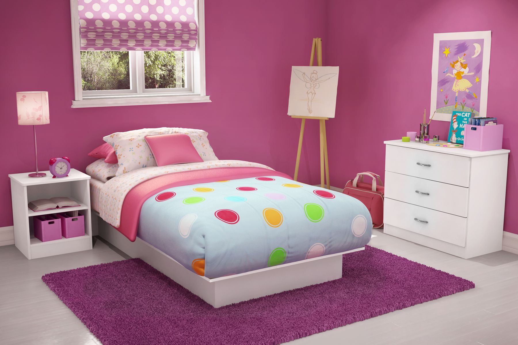  South Shore Essentials Bedroom Collection - White                                                                               