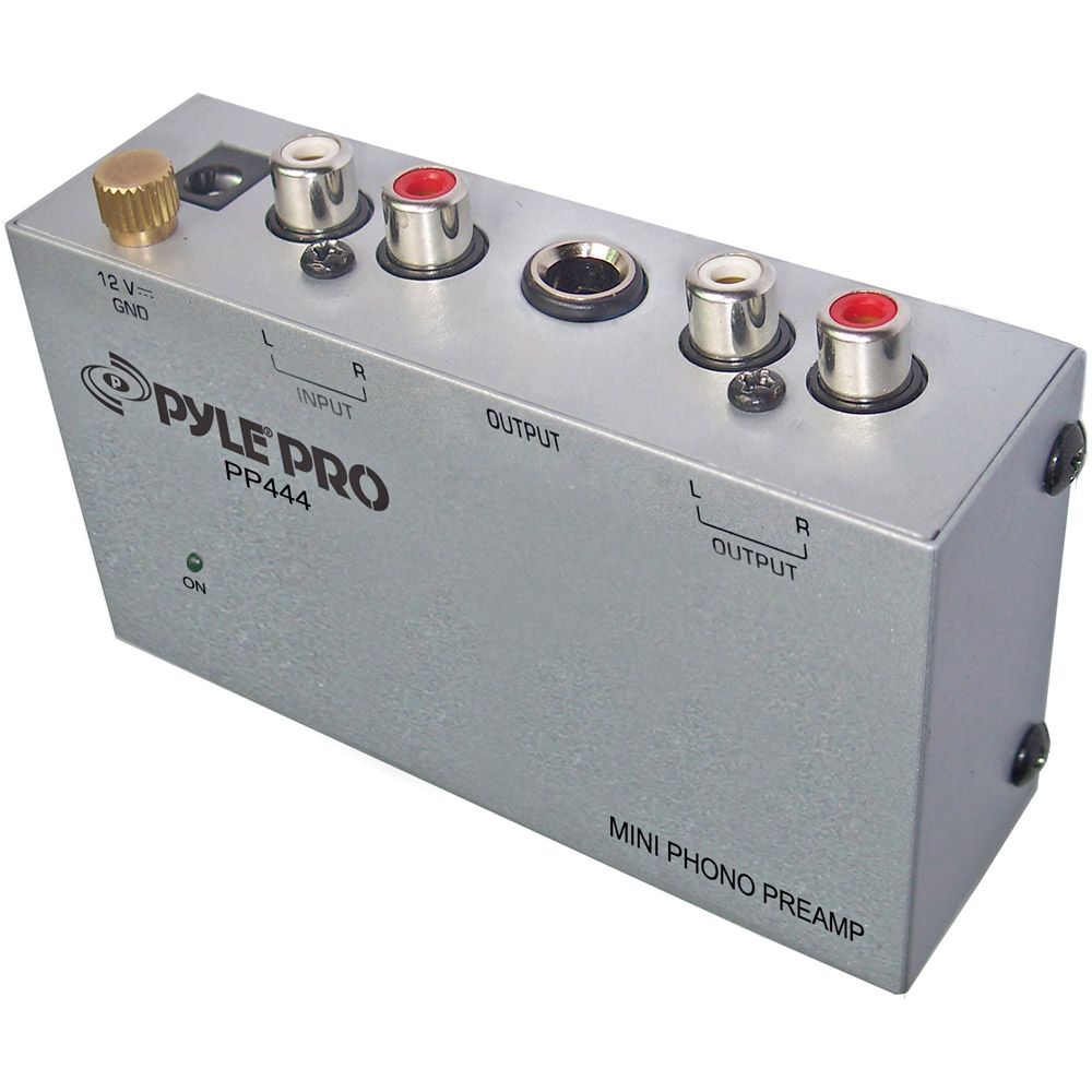 Pyle PP444 Ultra-Compact Phono Preamp  -