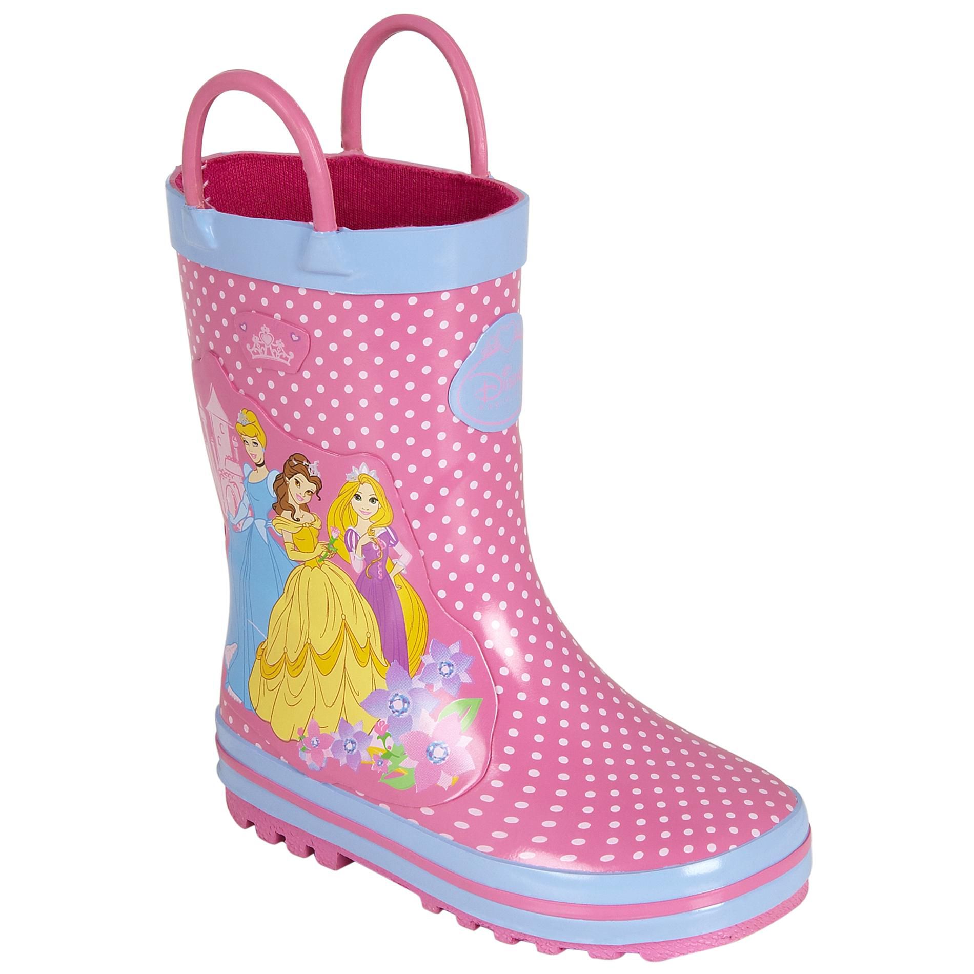 Disney Toddler Girl's Princess Rain Boot - Pink