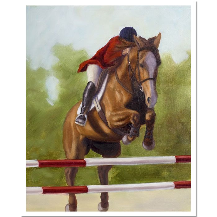 36x48 inches Horse of Sport III by Michelle Moate