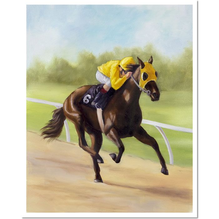 36x48 inches Horse of Sport XI by Michelle Moate